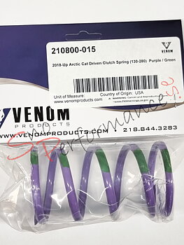 Venom Primärfjäder Arctic Cat 2016 & Nyare Och Adapt Primären 130/280 Lila/Grön