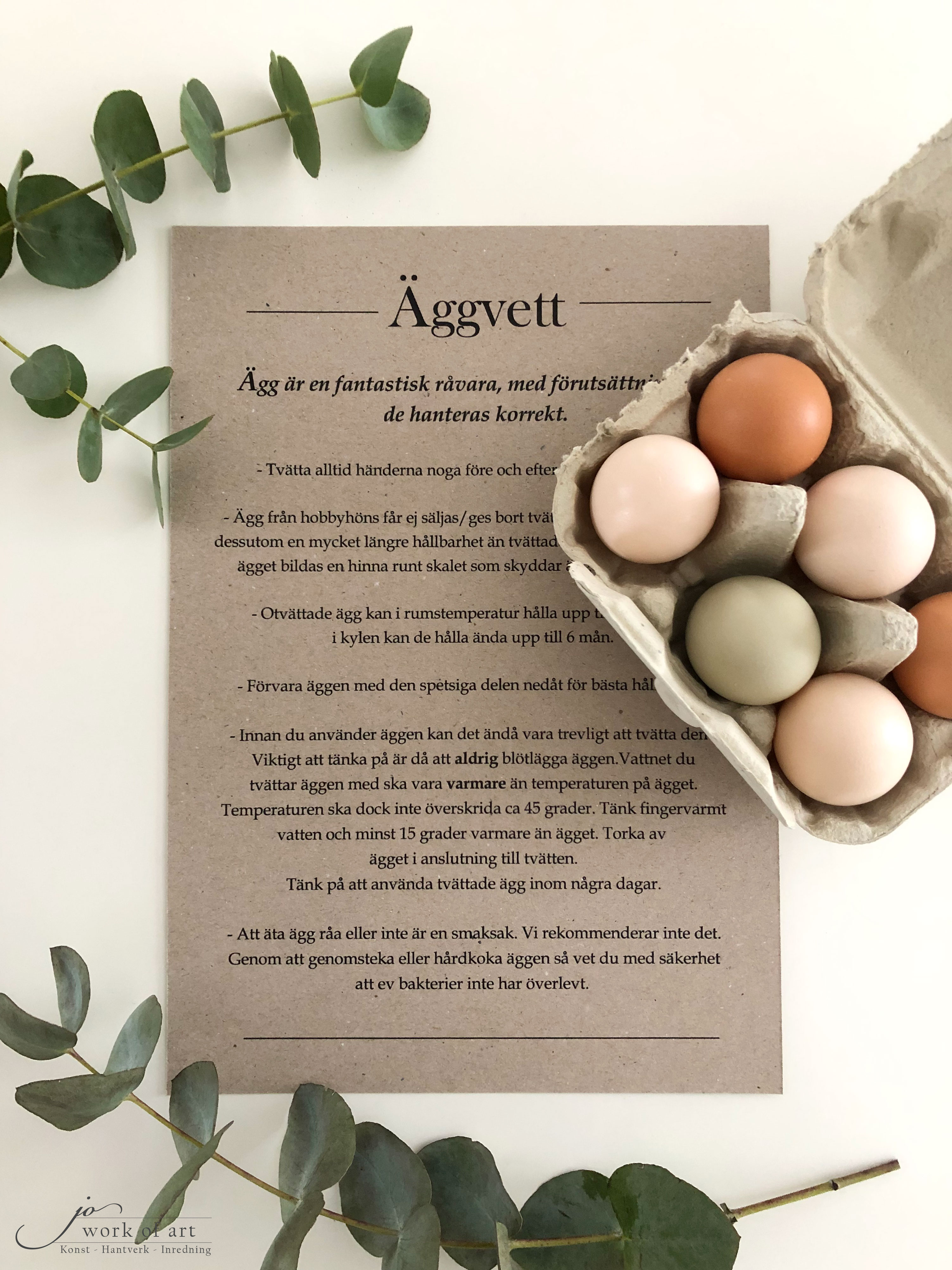 Äggvett A4 (Digital produkt)