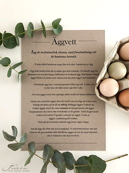 Äggvett - lapp (A4)