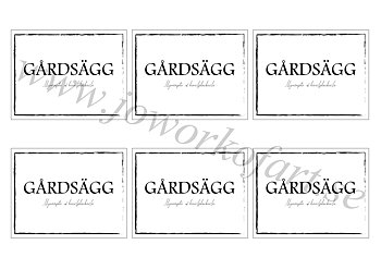 Etikett gårdsägg , nyvärpta & handplockade, stämpelkänsla 9x7cm (Digital produkt)