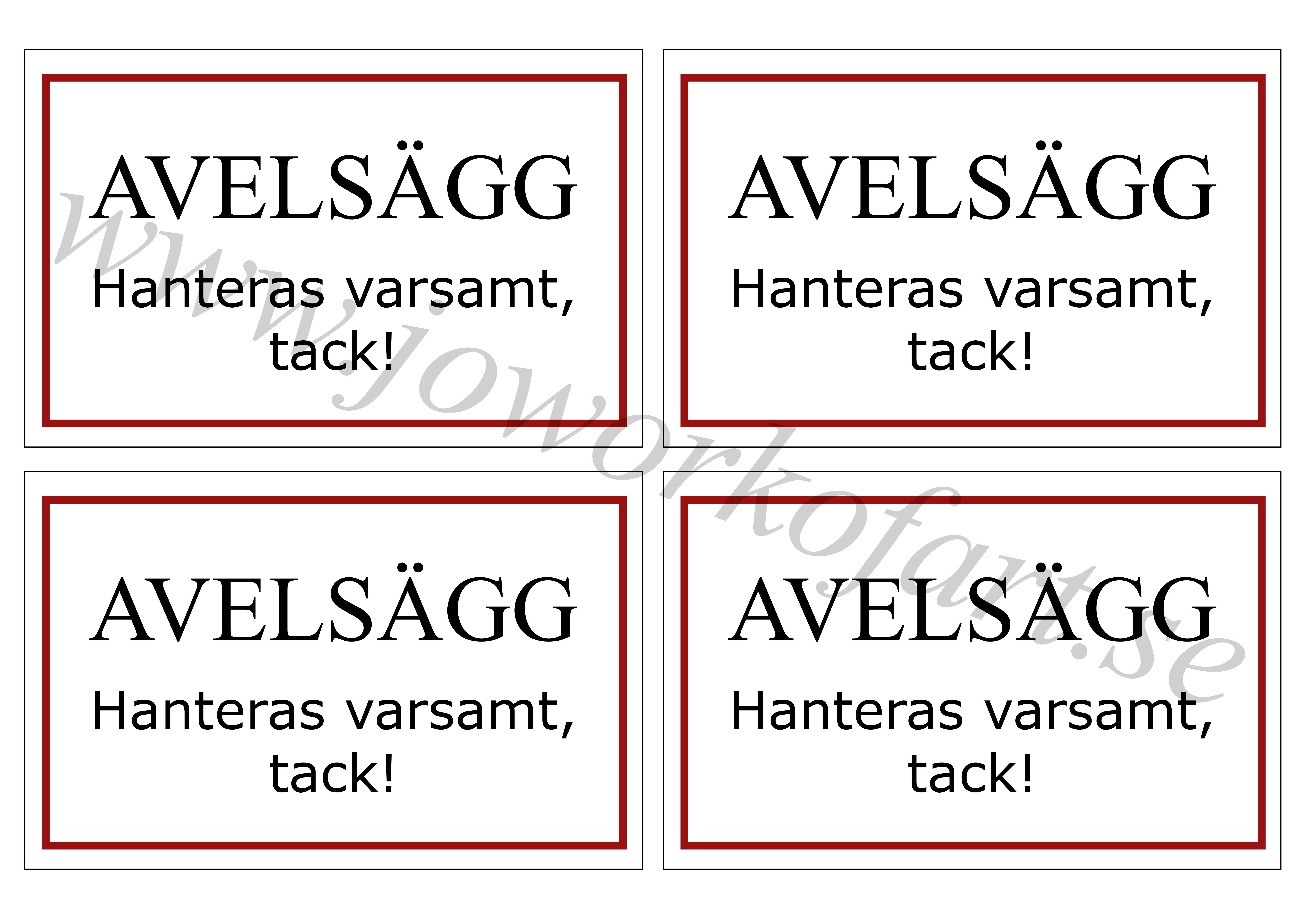Etikett Avelsägg, hanteras varsamt tack. 14x9cm (Digital produkt)