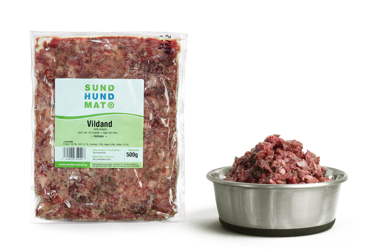 Sund hundmat Vildand