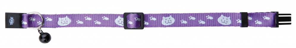 Katthalsband i nylon med reflex - 2