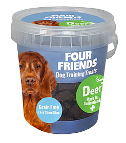 Four Friends Training Treats Hjort 400g