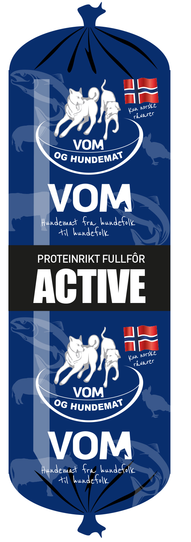Vom och Hundmat Active Helfoder Proteinrik