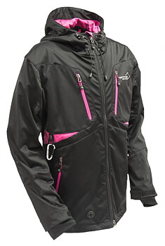 Arrak Outdoor Akka Softshell Jacka Lady Svart/Rosa