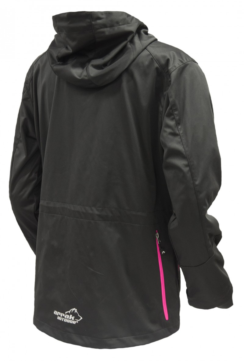 Arrak Outdoor Akka Softshell Jacka Lady Svart/Rosa - 2