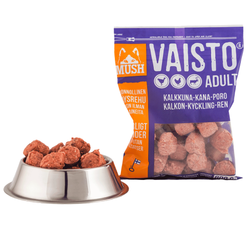MUSH Vaisto Kalkon-Kyckling-Ren 800g (Lila)