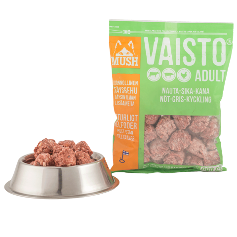 MUSH Vaisto Nöt-Gris-Kyckling (Grön)