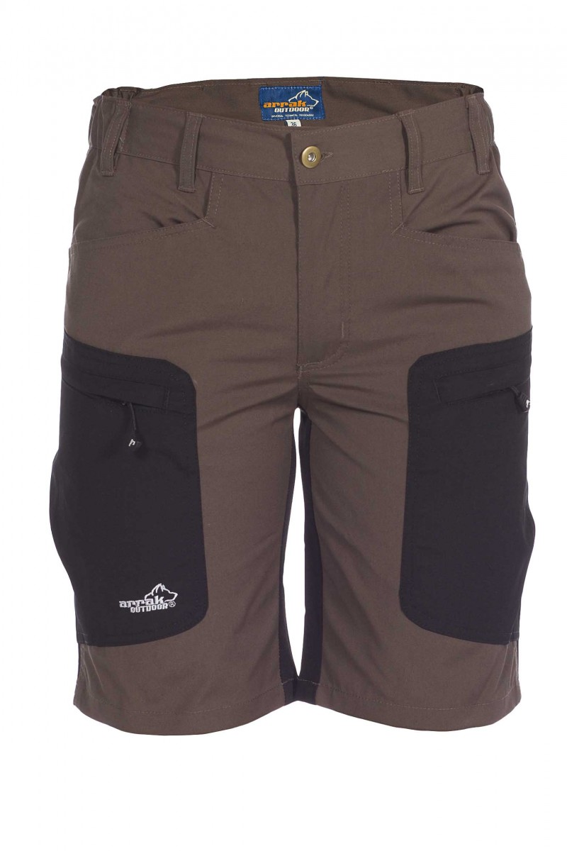 Arrak Outdoor Active Stretch Shorts Lady Forest Brun