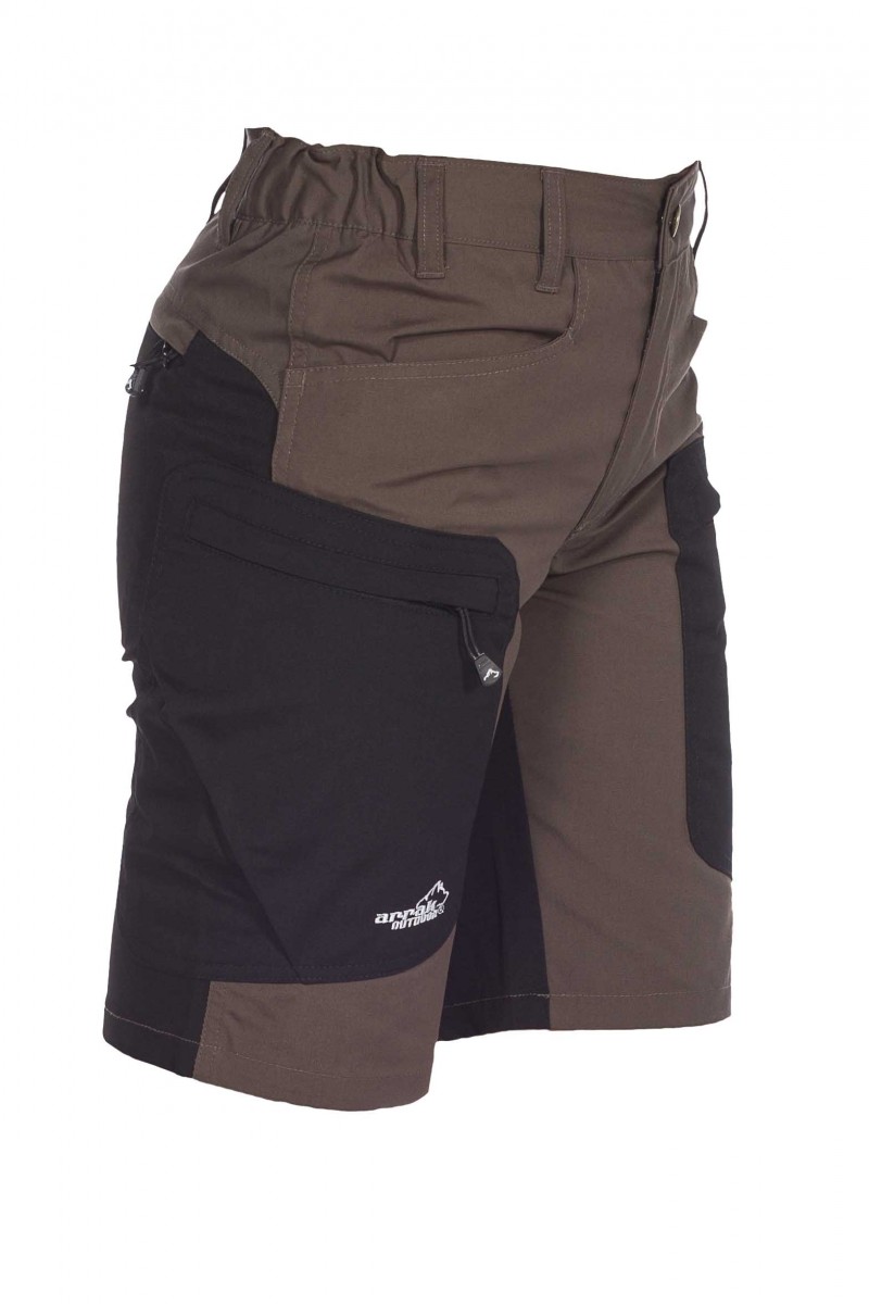Arrak Outdoor Active Stretch Shorts Lady Forest Brun - 2