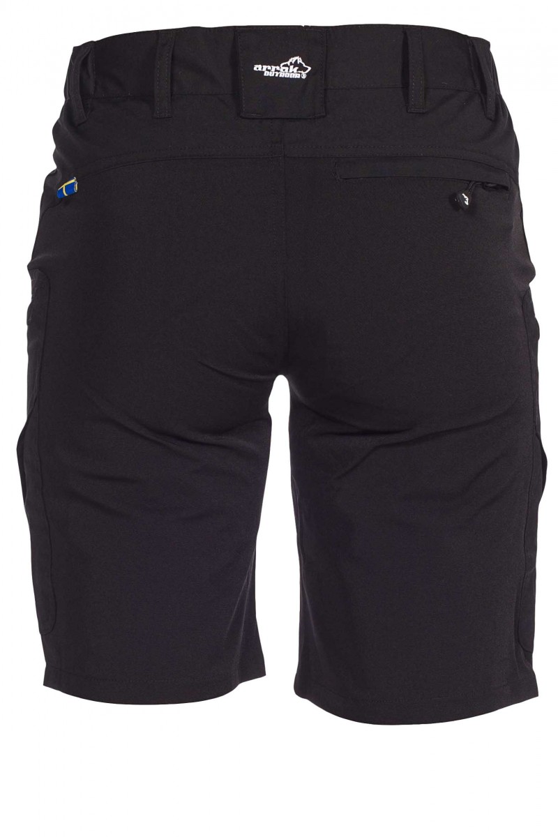 Arrak Outdoor Active Stretch Shorts Lady Svart - 2