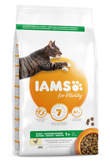  Iams Cat Adult Chicken 10 kg