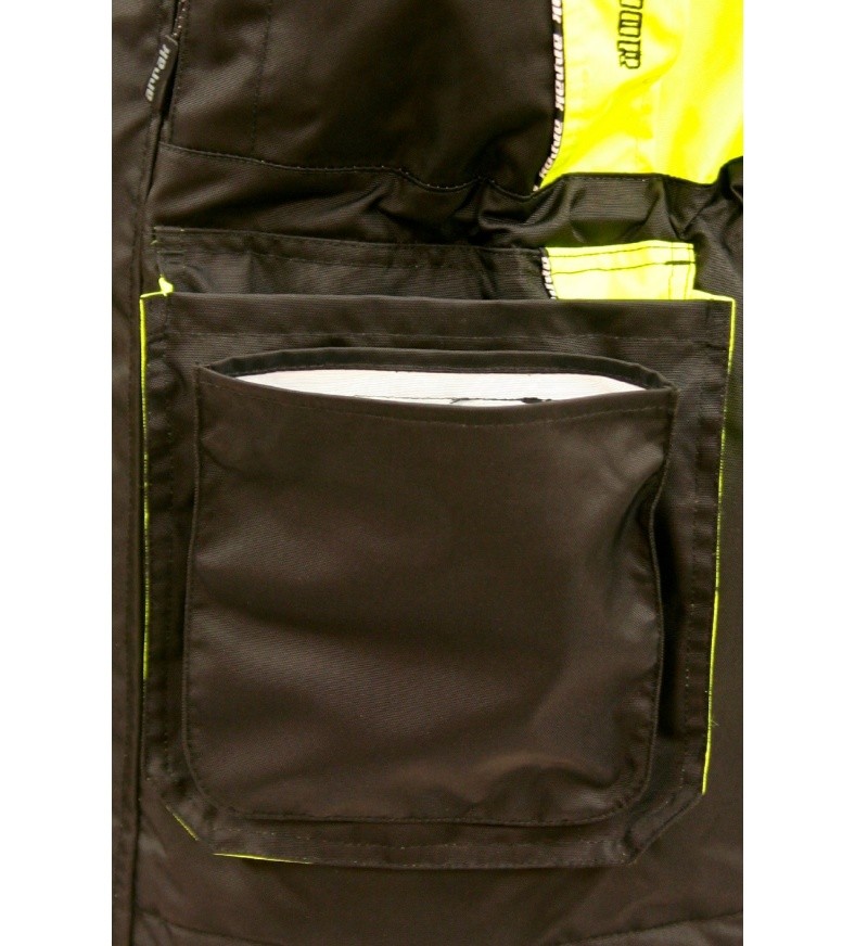 Arrak Outdoor Original Jacka HV Svart/Gul - 5