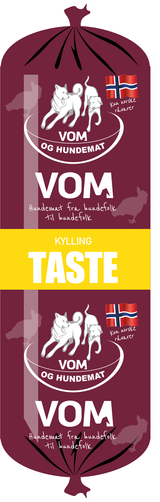Vom och Hundmat Taste Kyckling