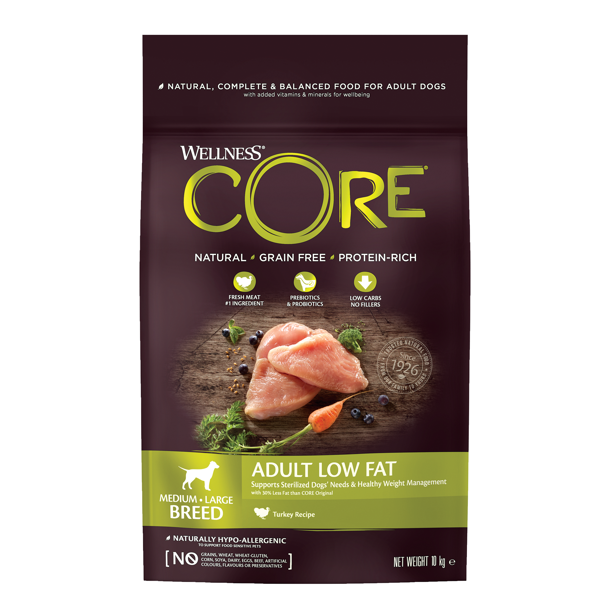 CORE Dog Ad Med/Large Low fat 10 kg