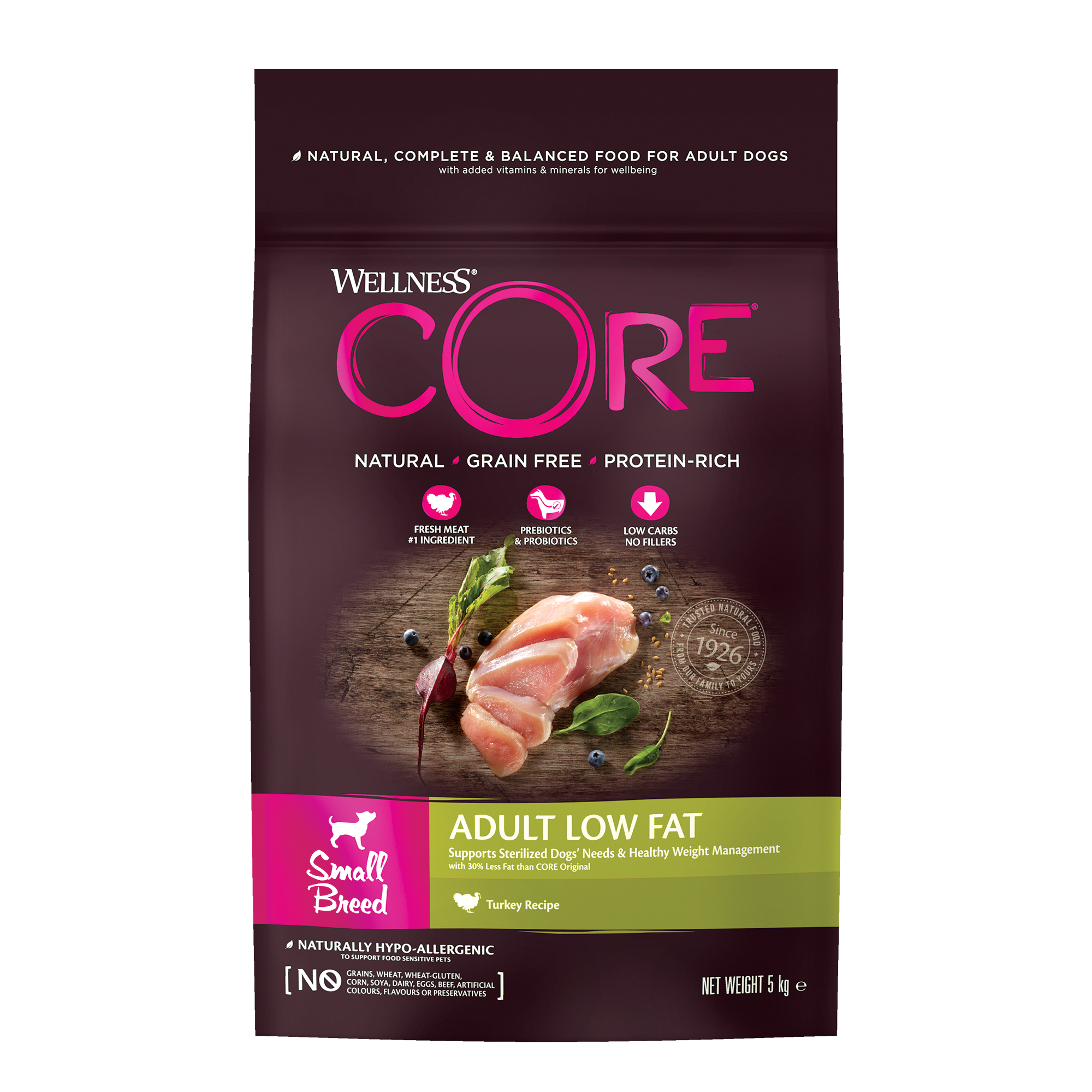 CORE Dog Ad Small br Low fat 5 kg - 2