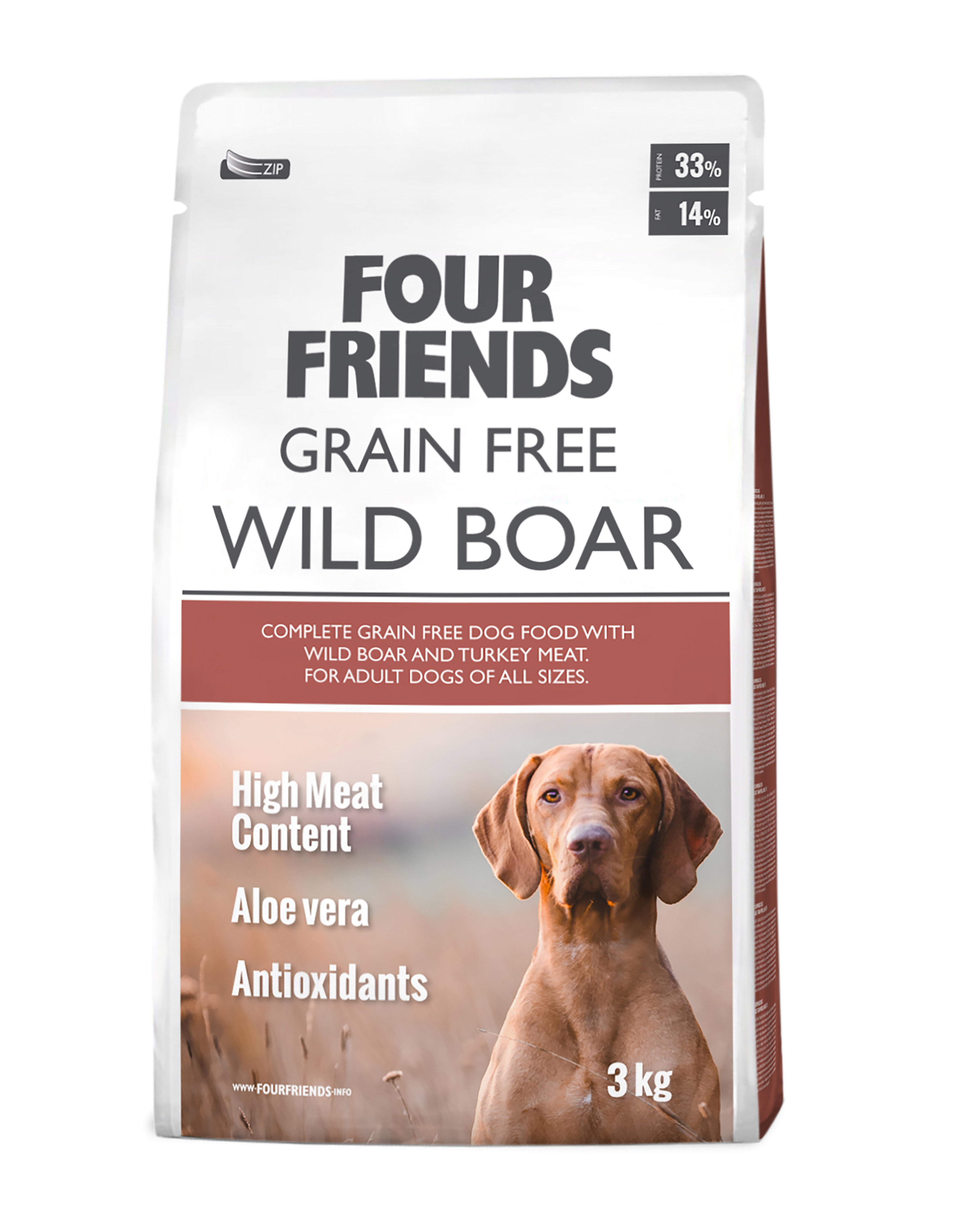 FourFriends Grain Free Wild Boar 3kg