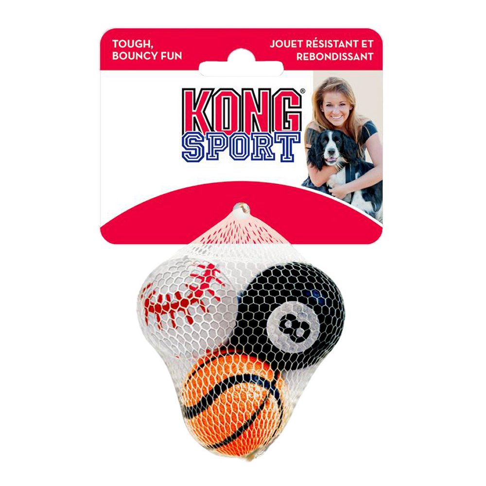 Hundleksak Kong Sportboll XS 3p