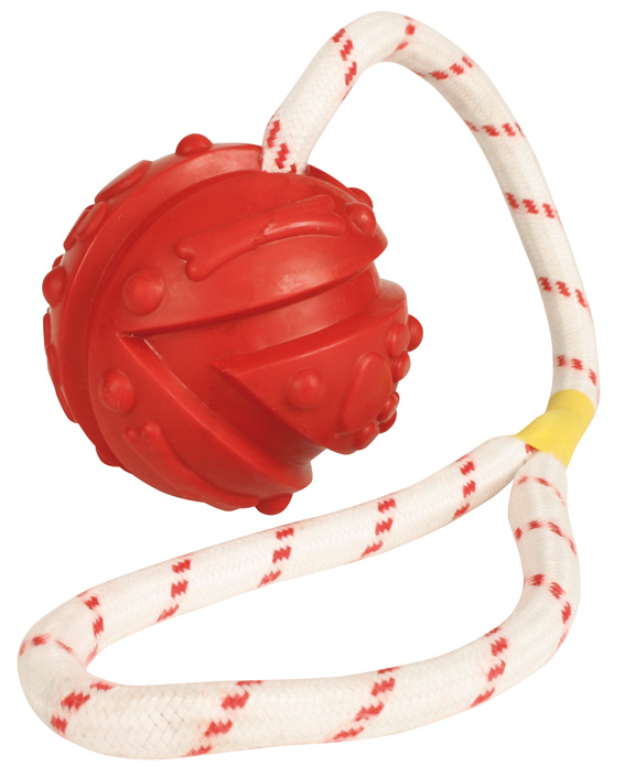 Leksak Boll på rep flytande 4,5/35 cm