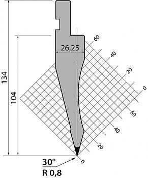 Stans 30degr. R08 835mm 700kN/m