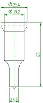 Peddinghaus Ovalstans Nr2 (5,0x10 - 10,0x14,0mm)