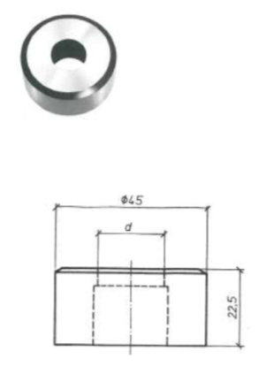 Mubea Round die Nr45 (12,7-31,7mm)