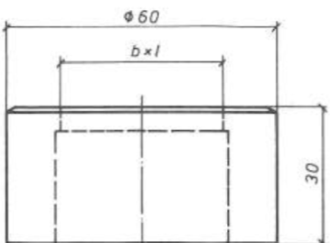 Mubea Oblong die Nr60 (9,3x40,3 - 28,0x41,0mm)
