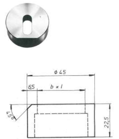 Mubea Ovaldyna Nr45E-3P (5,3x10,3 - 26,5x31,5mm) Excentrisk