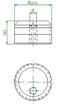 Peddinghaus Round die Nr13 (3,2 - 22,7mm) Offset