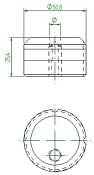 Peddinghaus Round die Nr14 (3,2 - 24,7mm) Offset
