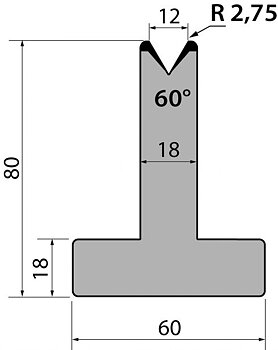 Dyna 60degr V=12mm 415mm 600kN/m