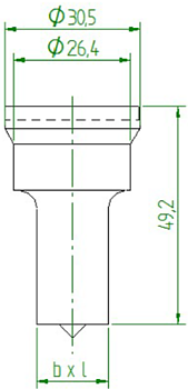 Peddinghaus Ovalstans Nr4 (5,0x10 - 22,0x30,0mm)