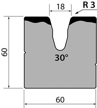 Dyna 30degr V=18mm 415mm 800kN/m