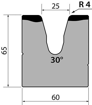 Dyna 45degr V=25mm 835mm 600kN/m