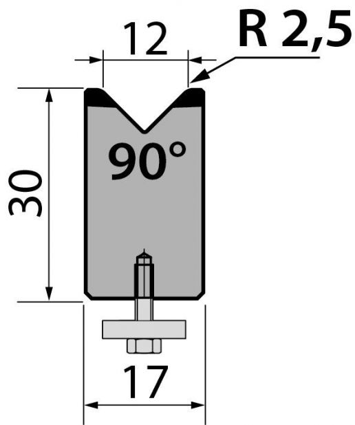Dyna 90degr V=12mm 415mm 1000kN/m