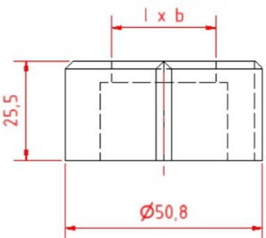 GEKA Oblong die Nr5 (5,2x10,2 - 22,7x31,7mm)
