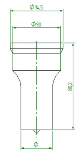 Peddinghaus Rundstans Nr11 (60-90,0mm)