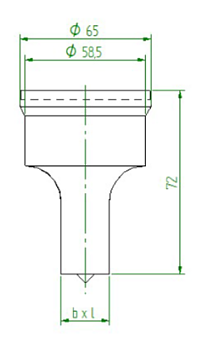 Peddinghaus Ovalstans Nr7 (11,0x40,0 - 22,0x55,0mm)