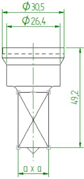 Peddinghaus Fyrkantstans Nr4 (4,0-21,0mm)