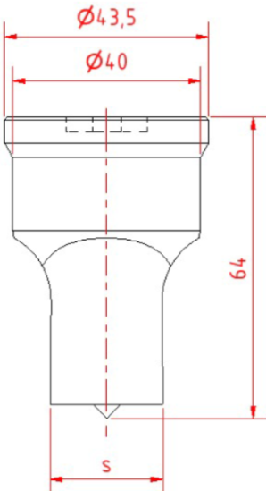 GEKA Fyrkantstans Nr8/40 (22,0 - 28,0mm)