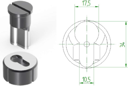 Peddinghaus Nyckelhålsdyna Nr4