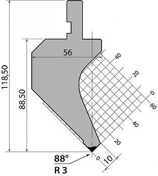 Stans 88degr. R3 835mm 600kN/m