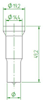 Peddinghaus Rundstans Nr1 (3,0-14,5mm)