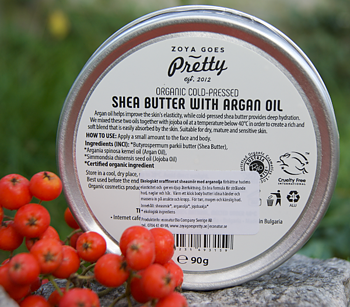 Hudkräm - Shea Butter & Argan Oil, 90 g