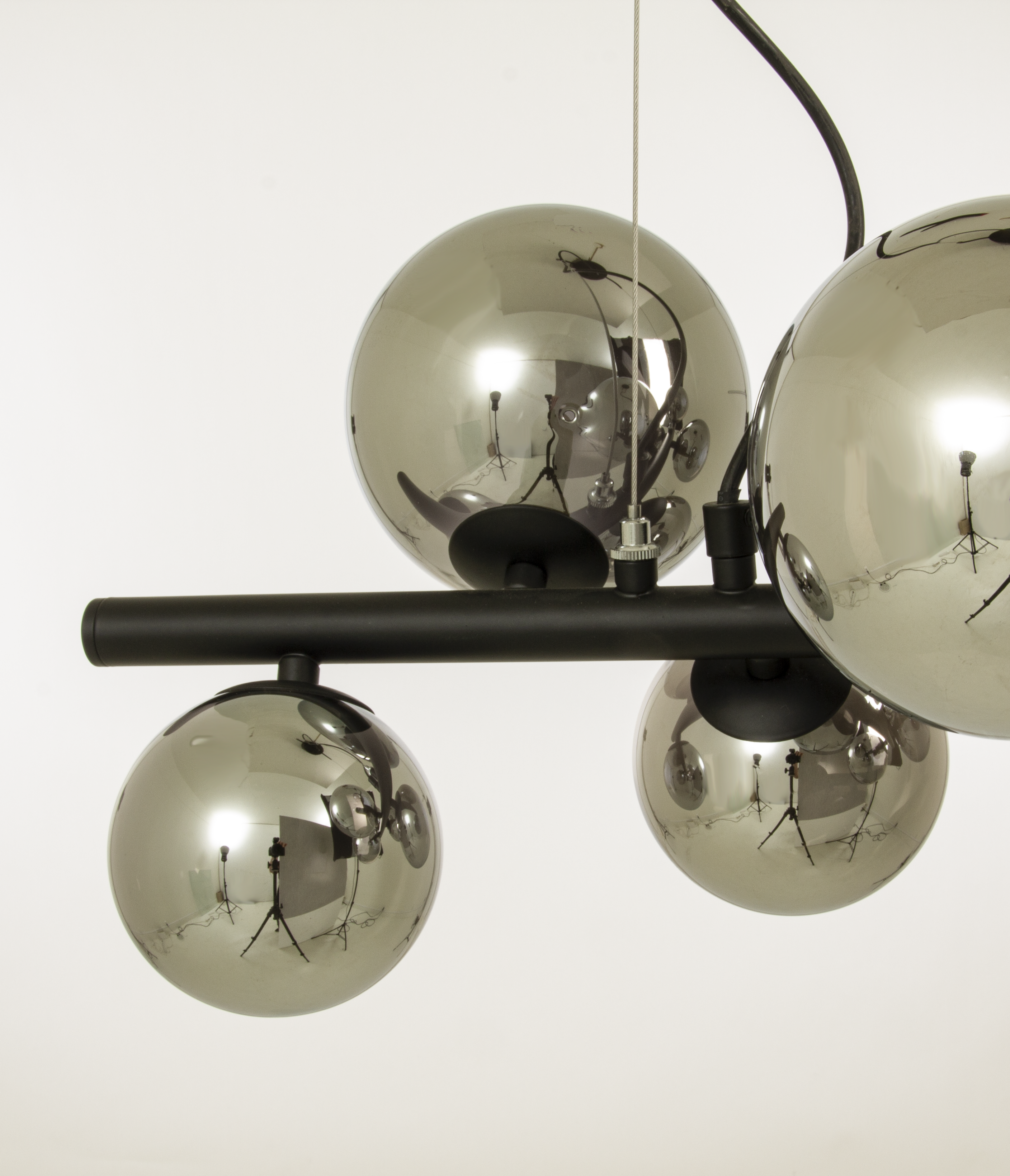 MOLEKYL taklampa L58, svart/rök - Aneta Lighting - 5