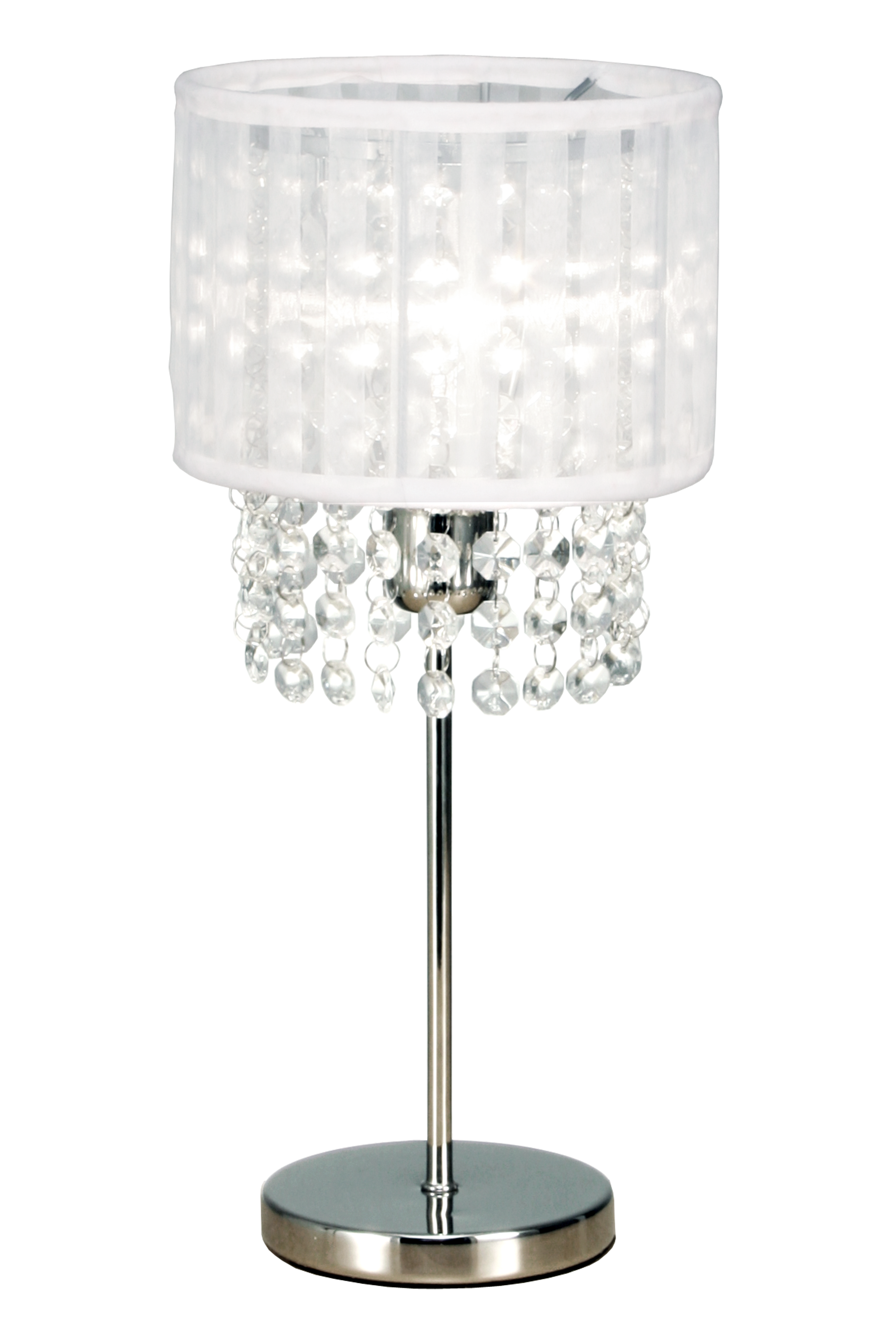 VENDELA bordlampa, krom - vit - Aneta Lighting - 2