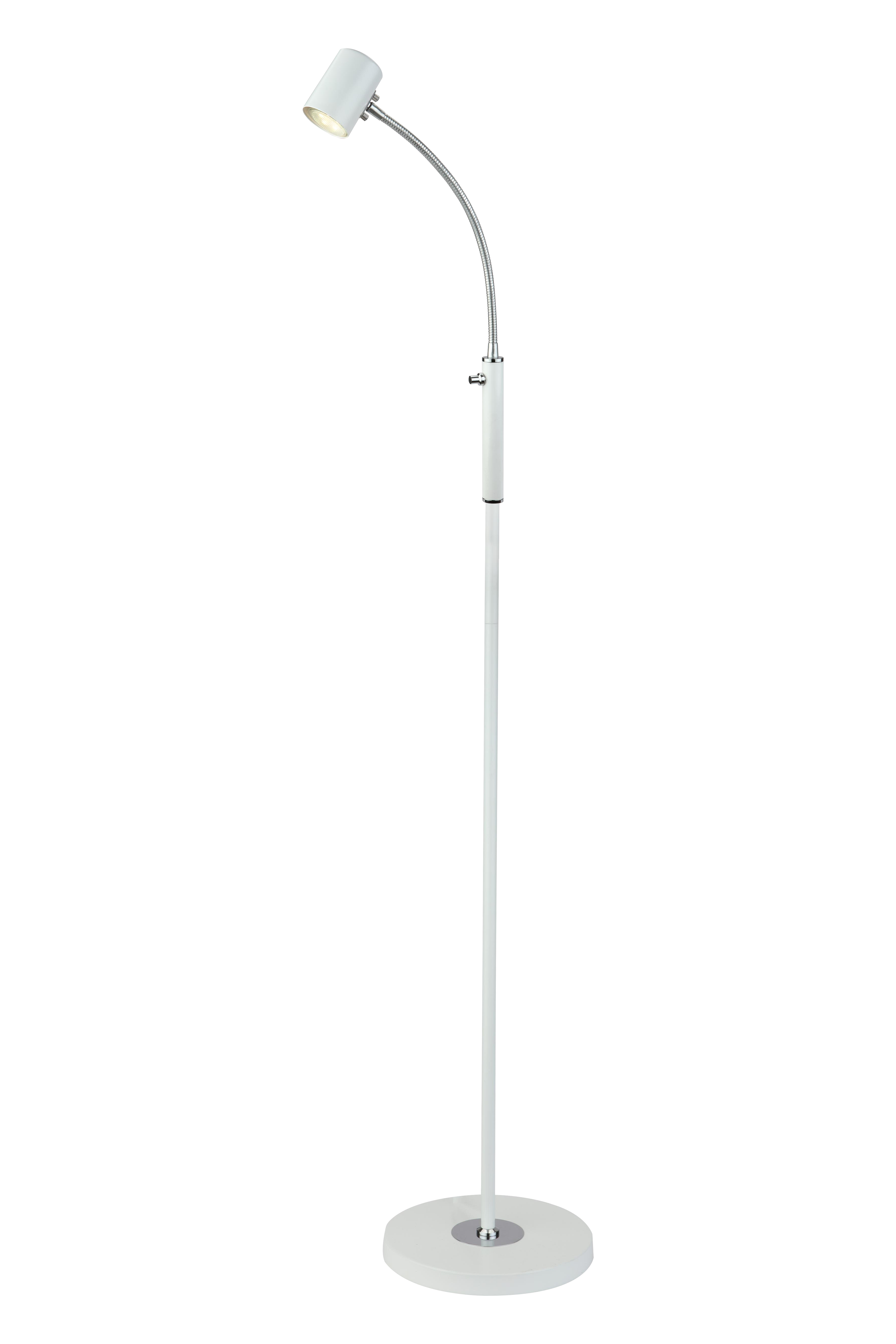 BALDER golvlampa 1:a, vit/krom - Aneta Lighting - 2