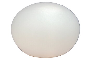 GLOBUS bordlampa 30cm, vit - Aneta Lighting