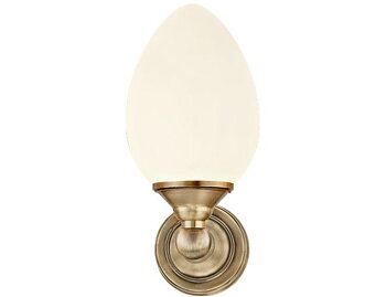 LUIGI vägglampa bad, antik/opal - Aneta Lighting